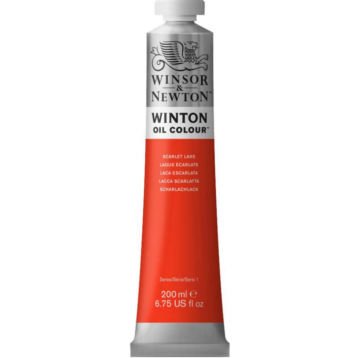 Winsor & Newton Winton oljemaling 200 ml Scarlet Lake 603