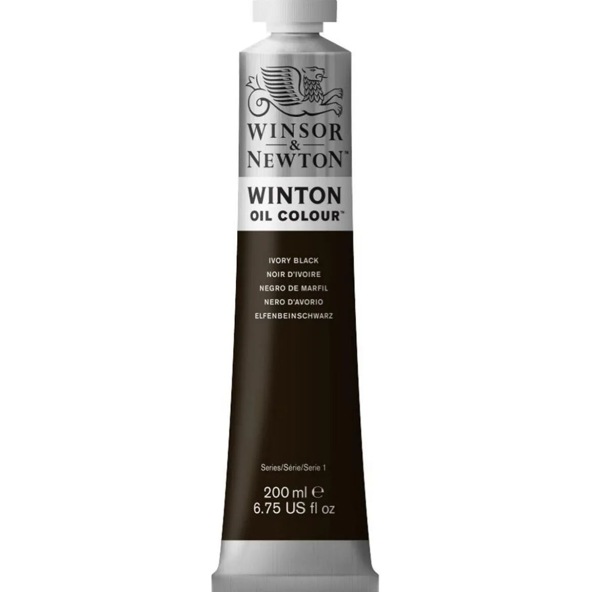 Winsor & Newton Winton oljemaling 200 ml Ivory Black 331