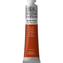 Winsor & Newton Winton oljemaling 200 ml Burnt Sienna 074