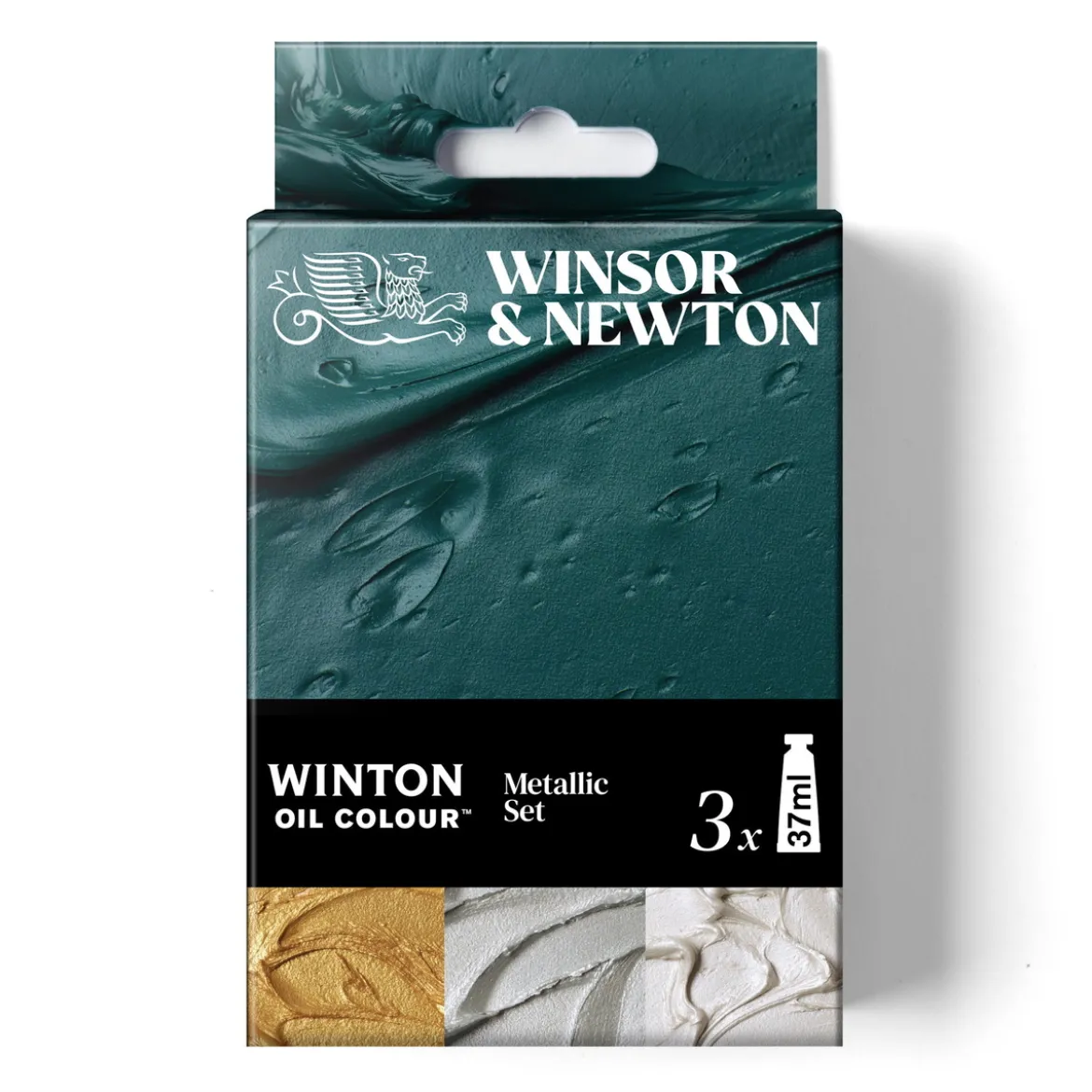 Winsor & Newton Winton oljemaling 3×37 ml – Metallic Set