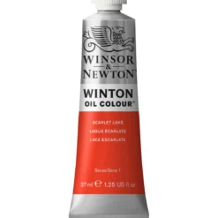 Winsor & Newton Winton oljemaling 37 ml Scarlet Lake 603