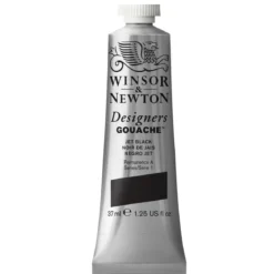 W&N D.Gouache Jet Black 37 ml