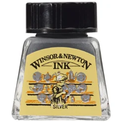 W&N Drawing Ink Silver 14 ml