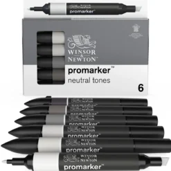 W&N Promarker 6 Neutral tones
