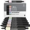 W&N Promarker 6 Pastel tones
