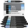 W&N Promarker 6 Skyscape 1