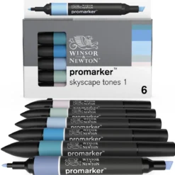 W&N Promarker 6 Skyscape 1