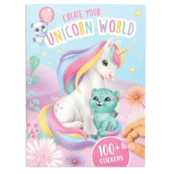 Ylvi Unicorn stickersbok med 20 sider og massevis av kule klistremerker! 18×24,5 cm