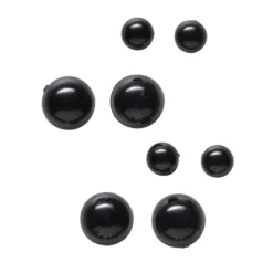 Øyne miks svarte 5 og 8 mm