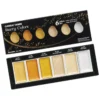 ZIG Kuretake Gansai Tambi Starry Set – 6 stk. japanske akvarellfarger i lyse og gylne nyanser